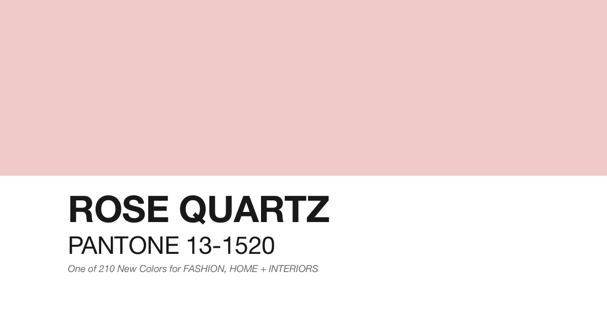 rosa quarzo colore pantone 2016