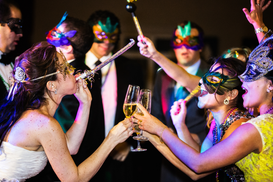 hora loca durante un matrimonio