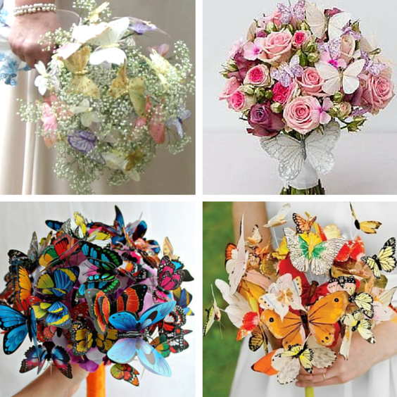 butterfly wedding bouquets