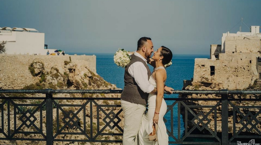 matrimonio a polignano a mare, puglia