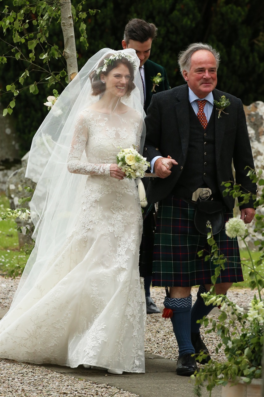 abito da sposa Rose Leslie